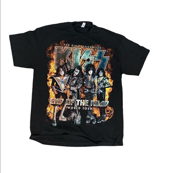 VERY NICE KISS End Of The Road Tour T Shirt Final Tour Men's Size XLarge - Picture 1 of 3